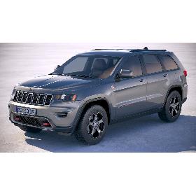 3D Jeep Grand Cherokee Trailhawk 2018 model